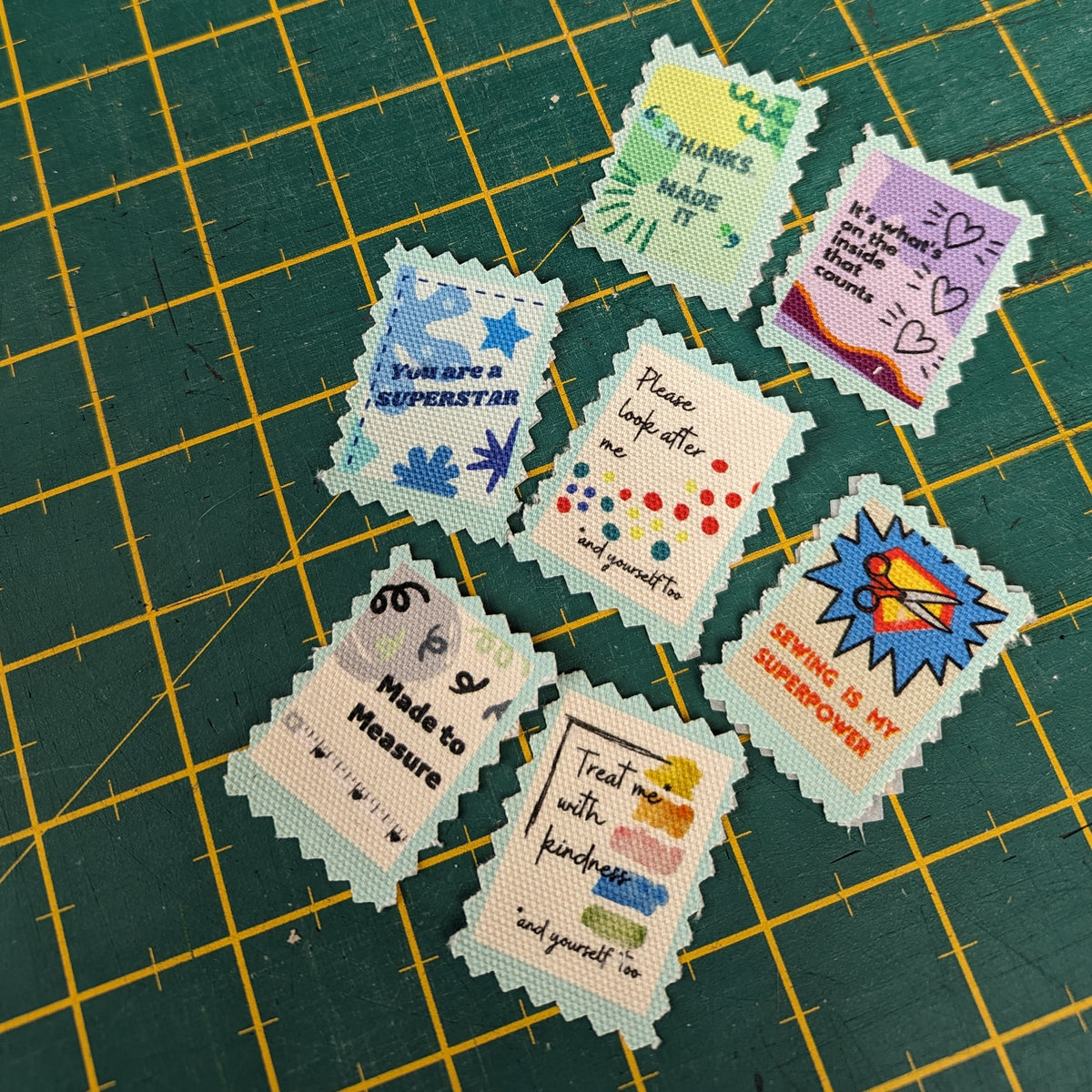 Multipack - Mini Fabric Patches image 0
