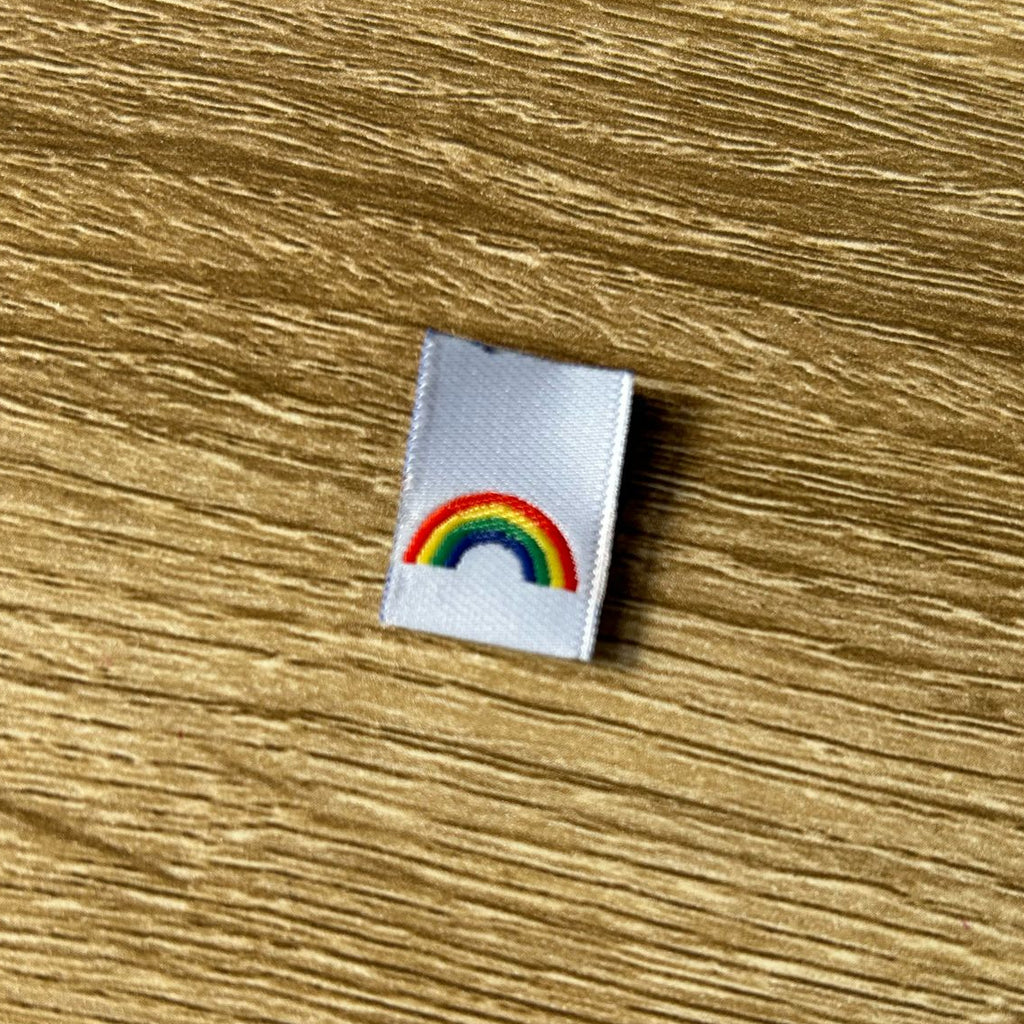 Mini Rainbows - 8 Mini Woven Labels image 1