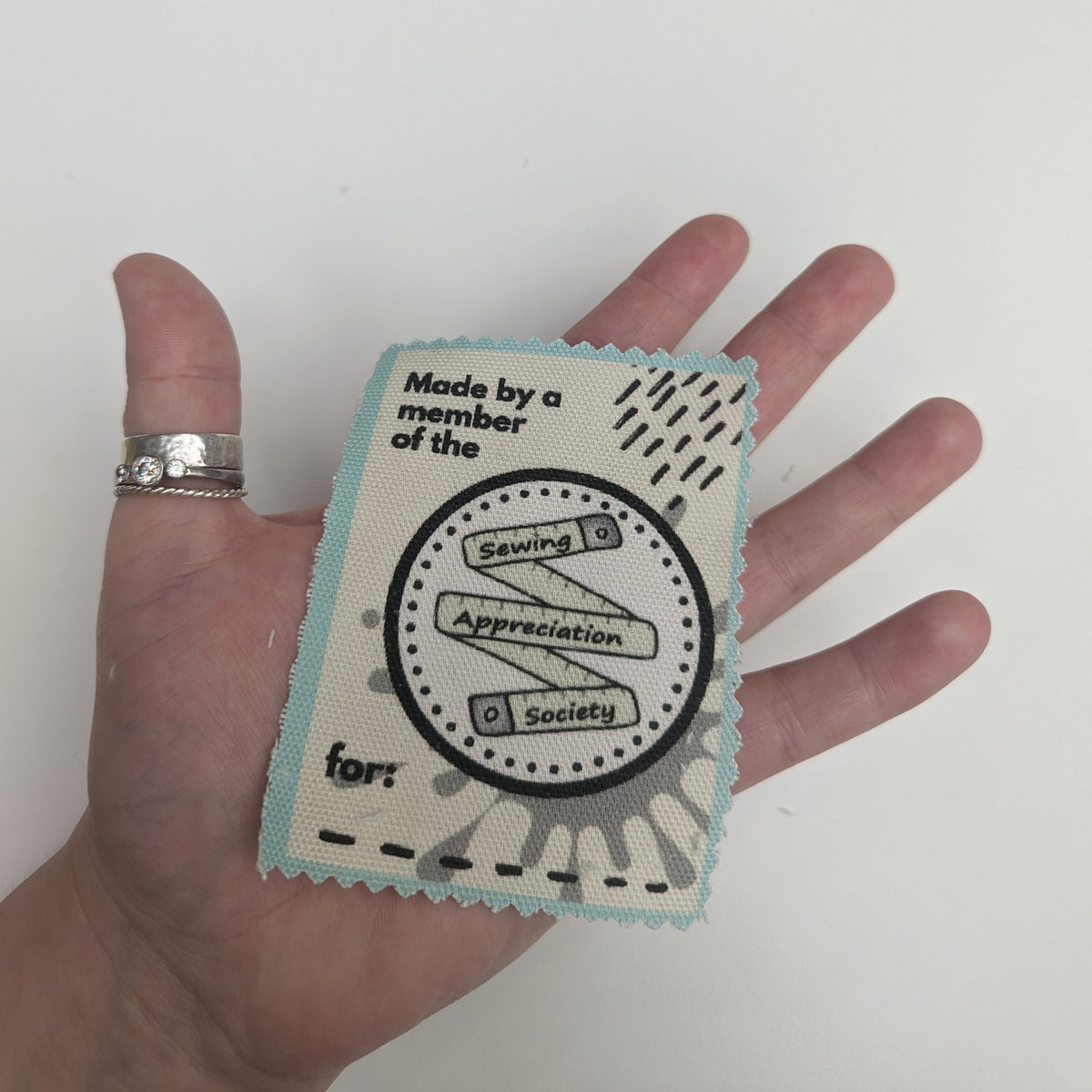 Made by a member of the Sewing Appreciation Society for- Fabric Patch image 0