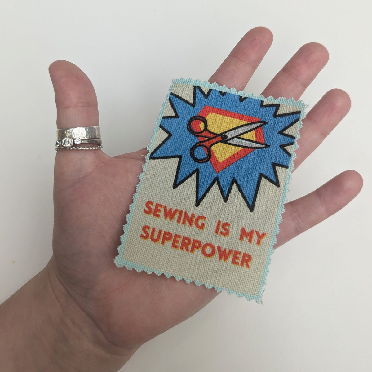Sewing is my Superpower - Fabric Patch image 0