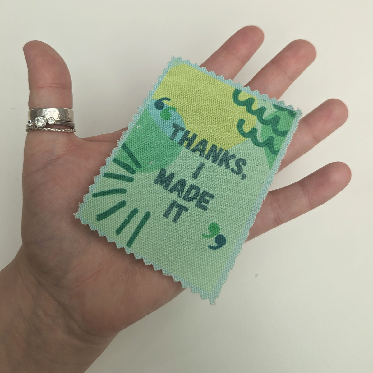 Thanks I made it - Fabric Patch - large image
