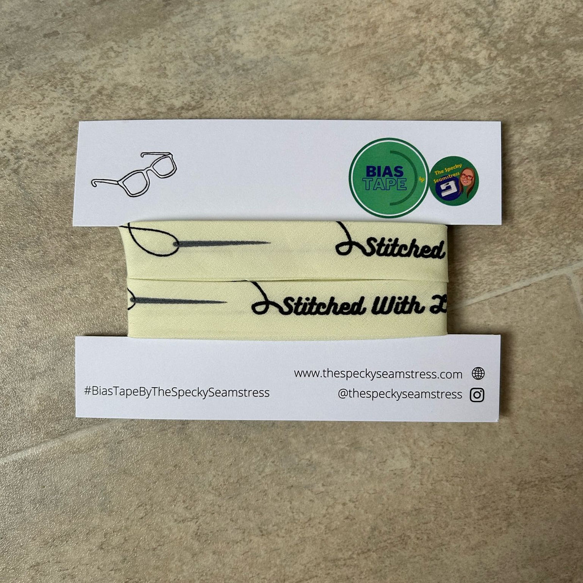 Stitched With Love - 18mm Single Fold image 1