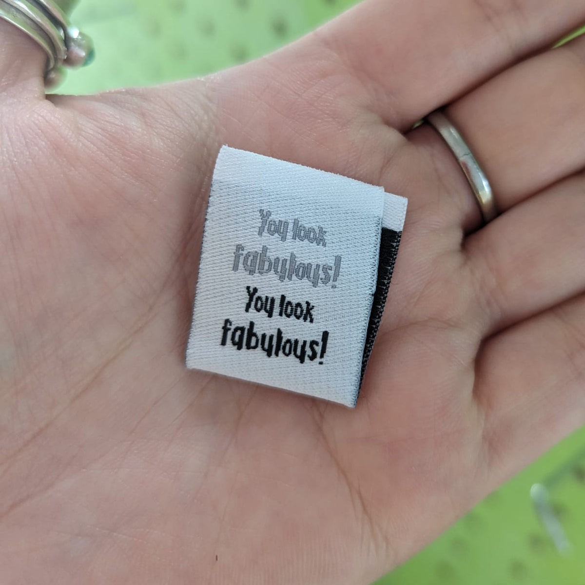 You Look Fabulous  - 6 Woven Labels image 0