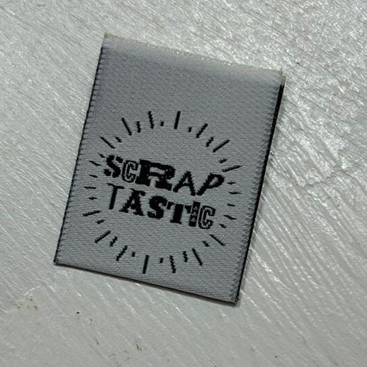 Scraptastic - 6 Large Folded Woven Labels image 0