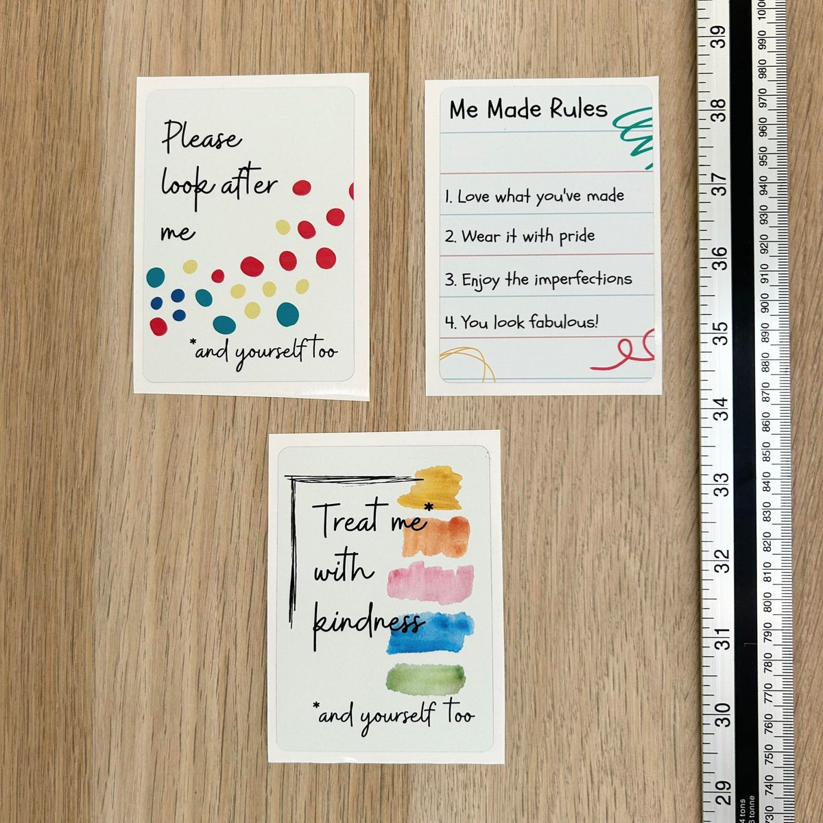 Vinyl Stickers (PVC free) - Me Made Rules image