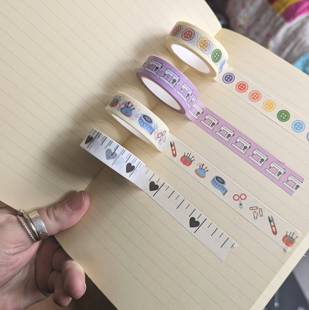 Sewing Themed Washi Tape (various designs) - Sewing Machines image