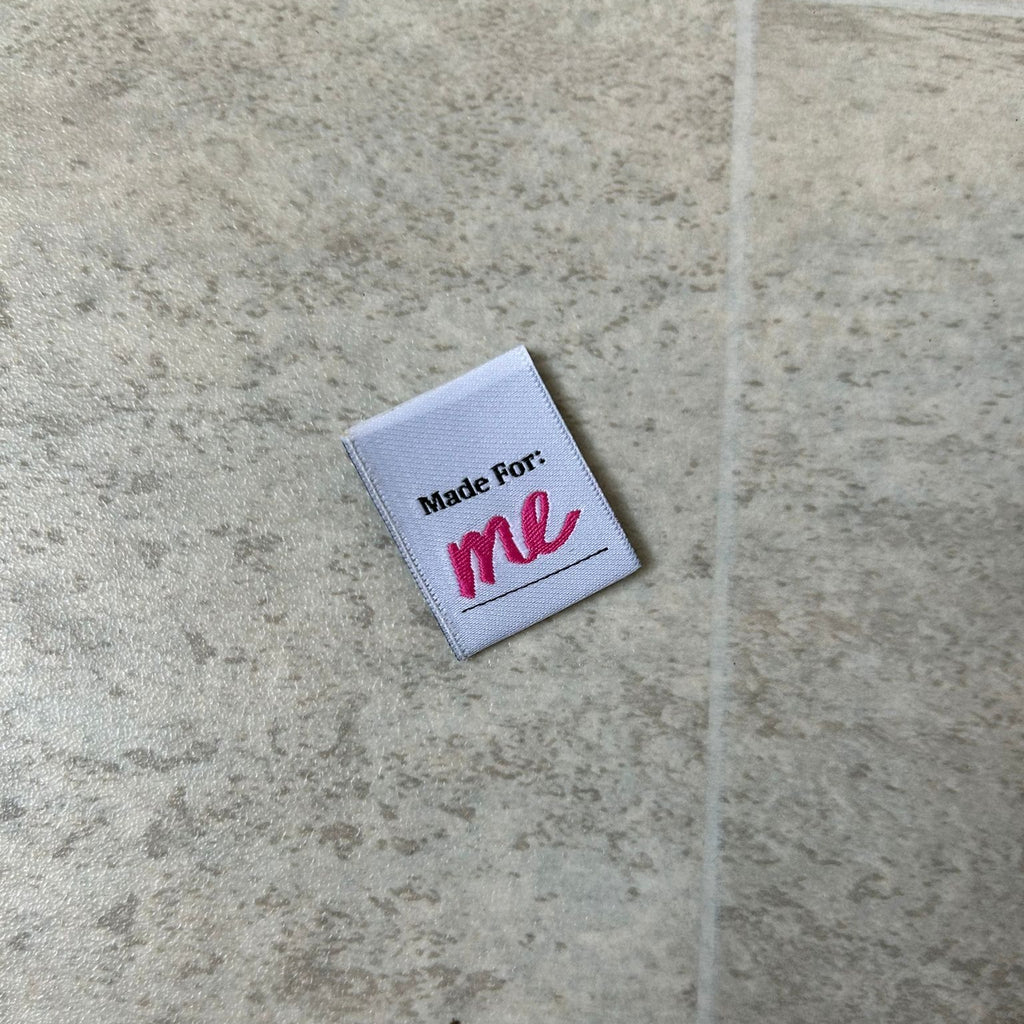 Made For: Me - 6 Large Folded Woven Labels image 1