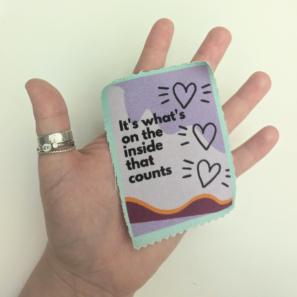 It's what's on the inside that counts - Fabric Patch image 0