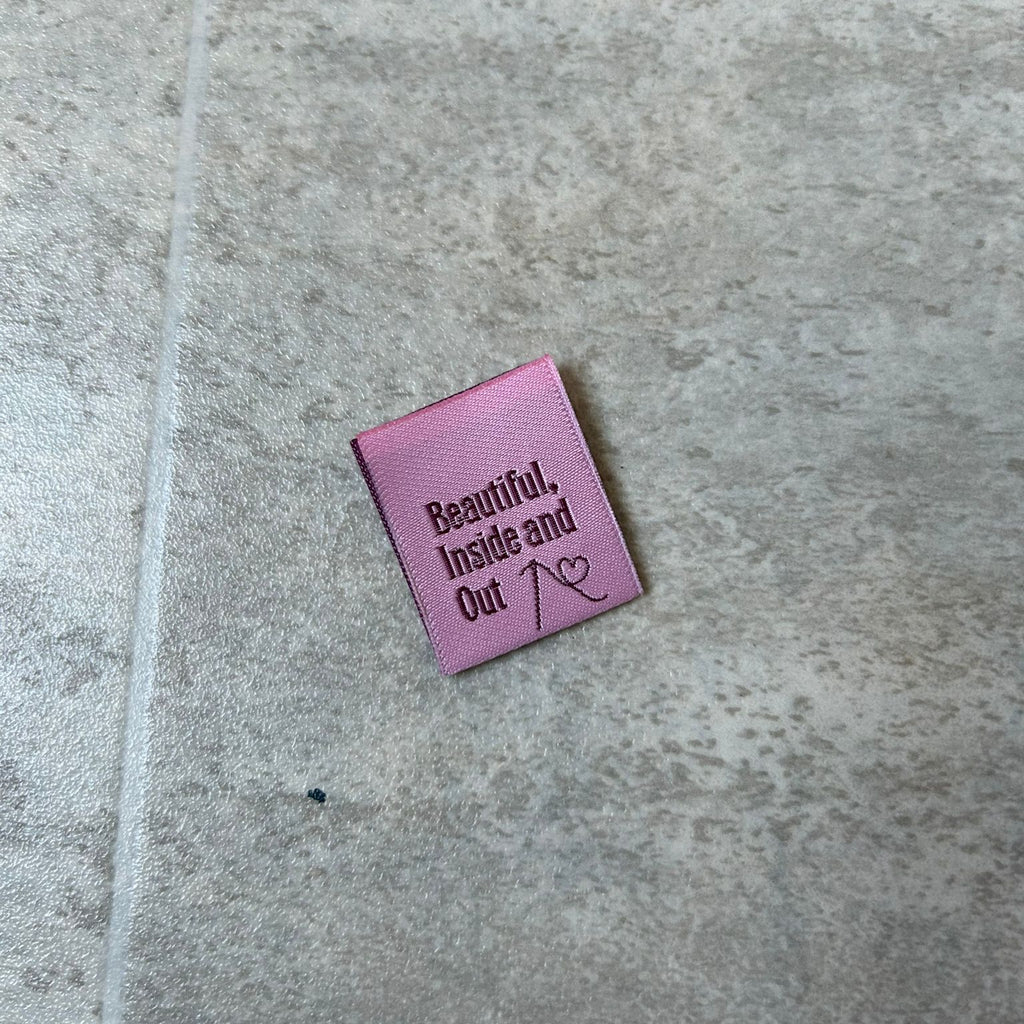 Beautiful Inside and Out and Mini Thimble - TLC Month 18 Mixed Woven Labels image 2