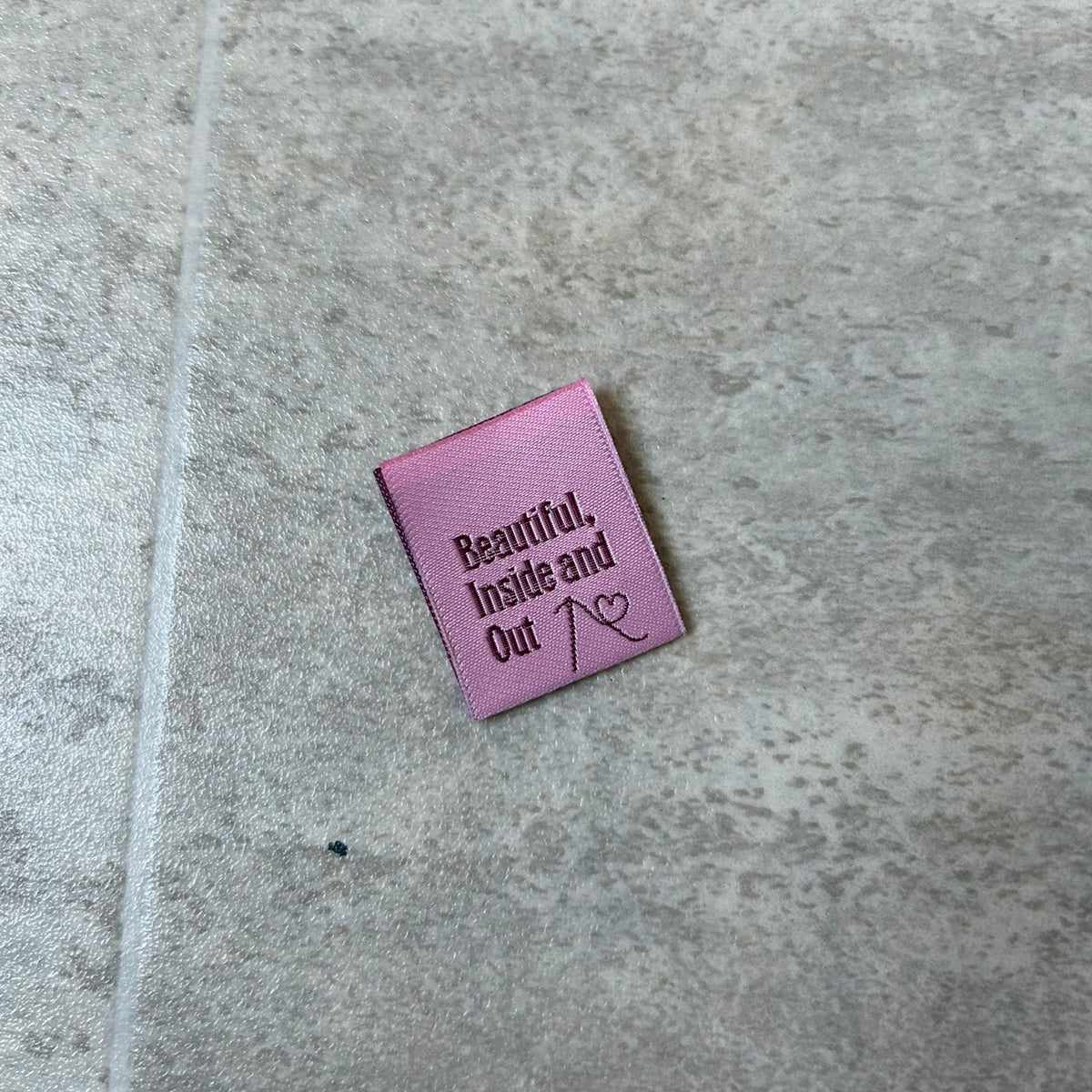Beautiful Inside and Out and Mini Thimble - TLC Month 18 Mixed Woven Labels image 2